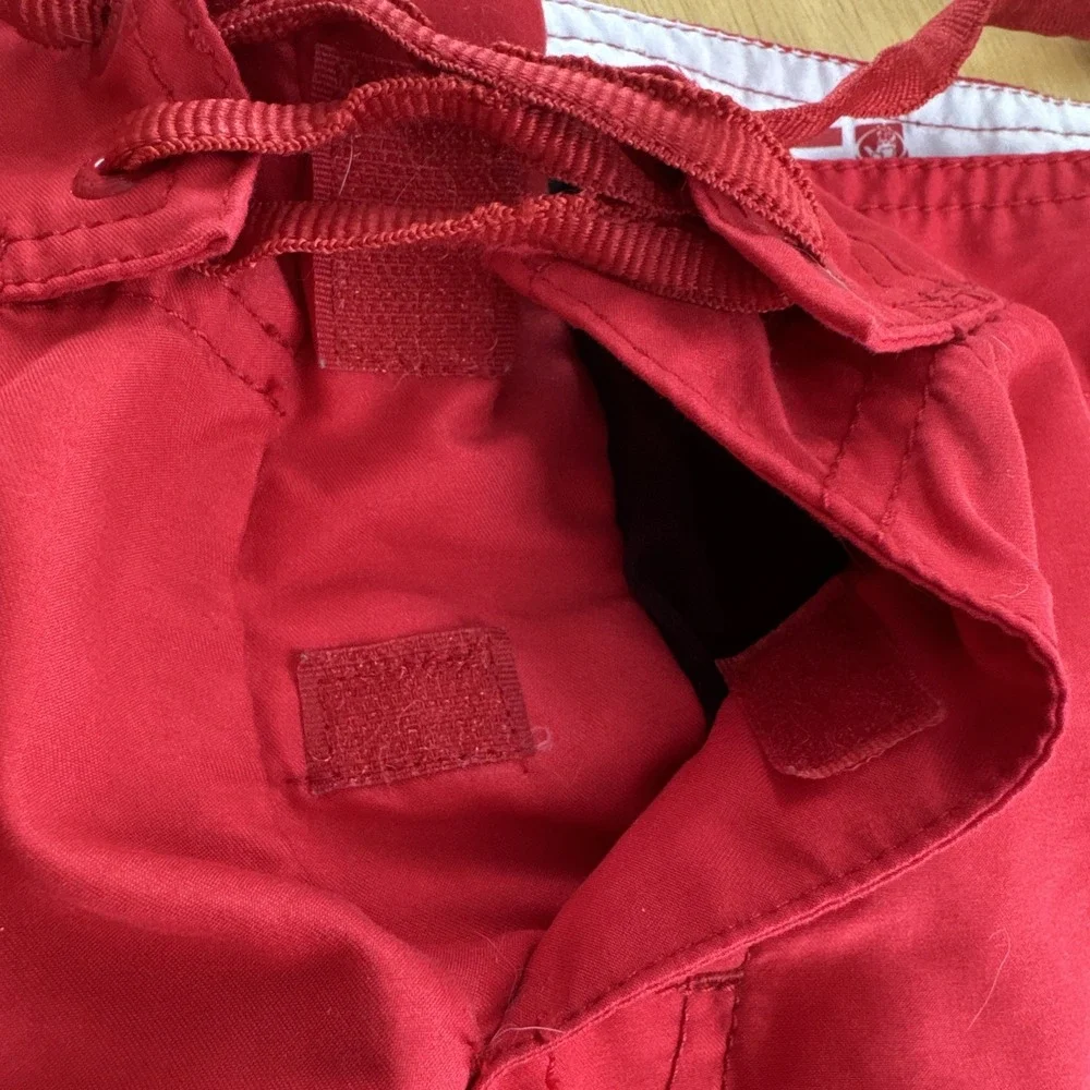 Body Glove Men's‎ Board Shorts Swim Trunks Size 40 Red Drawstring Waist